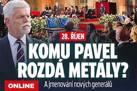 28. říjen ONLINE: Komu Pavel rozdá metály?