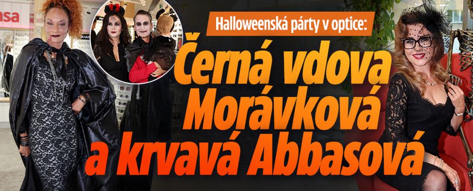 Halloweenská párty: Černá vdova Morávková a krvavá Abbasová