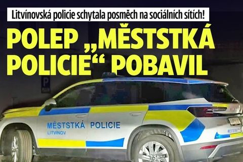 Litvínovská policie schytala posměch na sociálních sítích!