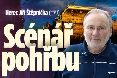 Herec Jiří Štěpnička (†79): Scénář pohřbu