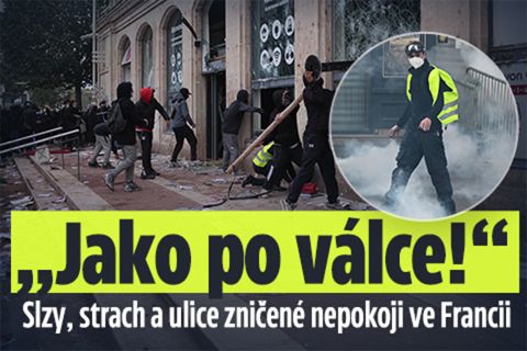„Jako po válce!“ Francouzi líčí hrůzu z nepokojů