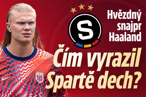 Hvězdný snajpr Haaland: Čím vyrazil Spartě dech?!
