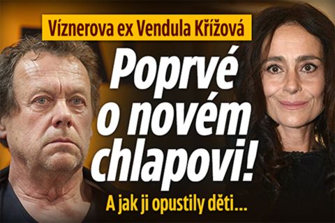 Víznerova ex Vendula Křížová: Poprvé o novém chlapovi!