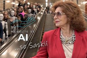 Saskia Burešová (80) v novém pořadu Nebojte se AI