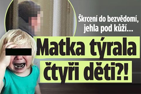 Matka týrala čtyři děti?! Škrcení kabelem a zarostlá jehla