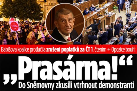 Zrušení poplatků prošlo 1. čtením: „Prasárna,“ bouří opozice