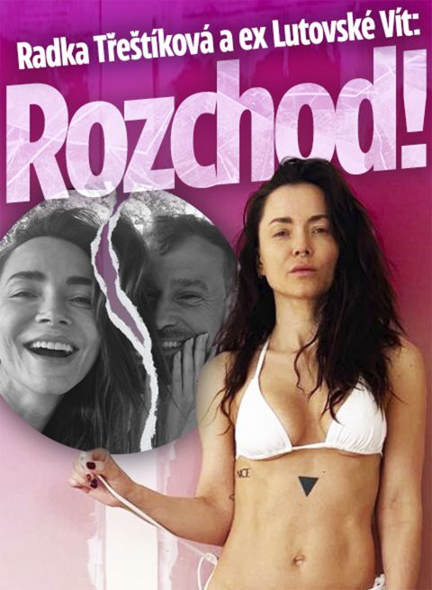 Spisovatelka Radka Třeštíková a ex Lutovské Vít: Rozchod!