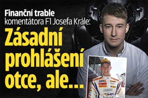 Finanční trable komentátora F1 Krále: Prohlášení otce, ale...