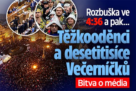 Bitva o média: Těžkooděnci a desetitisíce Večerníčků!