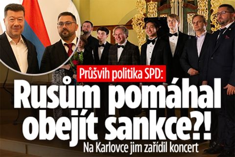 Ruský koncert na Karlovce? Sál jim pronajal politik SPD