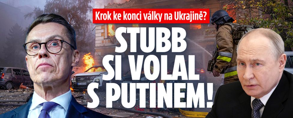 Krok ke konci války na Ukrajině? Stubb si volal s Putinem!