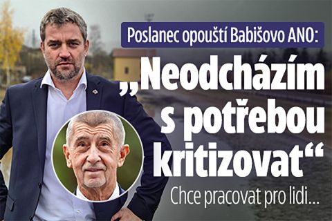 Poslanec ANO opouští Babišovu partaj