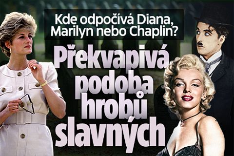 Kde odpočívá Diana nebo Marilyn? Překvapivá podoba hrobů