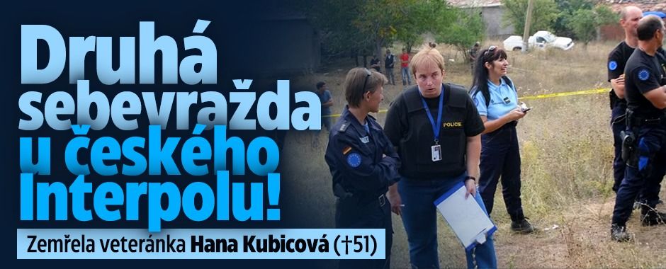 Druhá sebevražda u českého Inteprolu: Zemřela Hana Kubicová