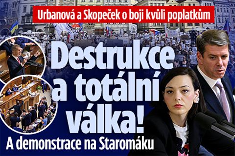 Urbanová a Skopeček o boji kvůli poplatkům: Destrukce a válka