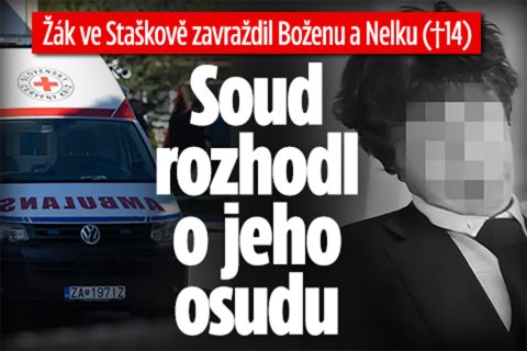 Žák zavraždil učitelku a Nelku: Soud rozhodl o jeho osudu