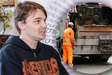 Popelář našel vyhozené dědictví: Martin půl milionu vrátil