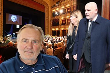 Pohřeb Štěpničky v Národním: Zatracený syn v první řadě!