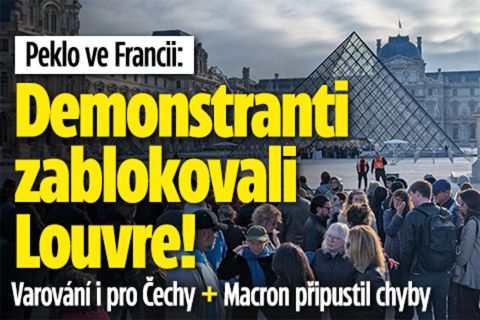 Demonstranti zablokovali Louvre! Varování i pro Čechy
