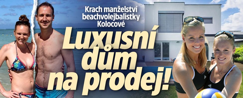Krach manželství Kolocové: Luxusní dům na prodej!