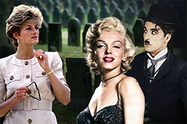 Kde odpočívá Diana nebo Marilyn? Překvapivá podoba hrobů