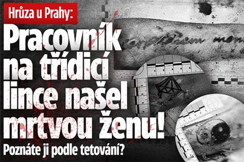 Hrůza u Prahy: Pracovník na třídicí lince našel mrtvou ženu!