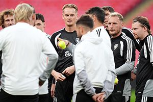 Češi trénovali ve Wembley: Nečekaná návštěva