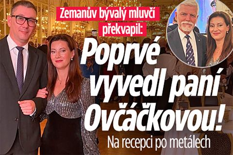 Překvapení na Hradě: Ovčáček poprvé vyvedl paní Ovčáčkovou!