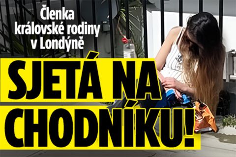 Členka královské rodiny v Londýně: Sjetá na chodníku!