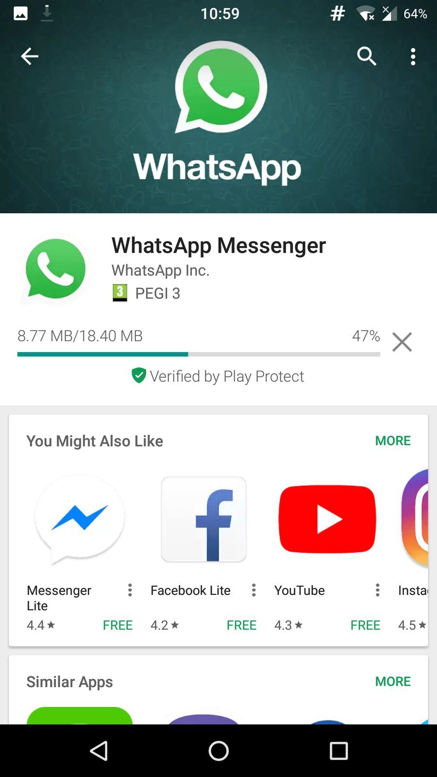  Originální aplikace WhatsApps...