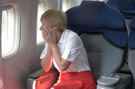 Aviafobie - strach z létání patří mezi časté fobie.