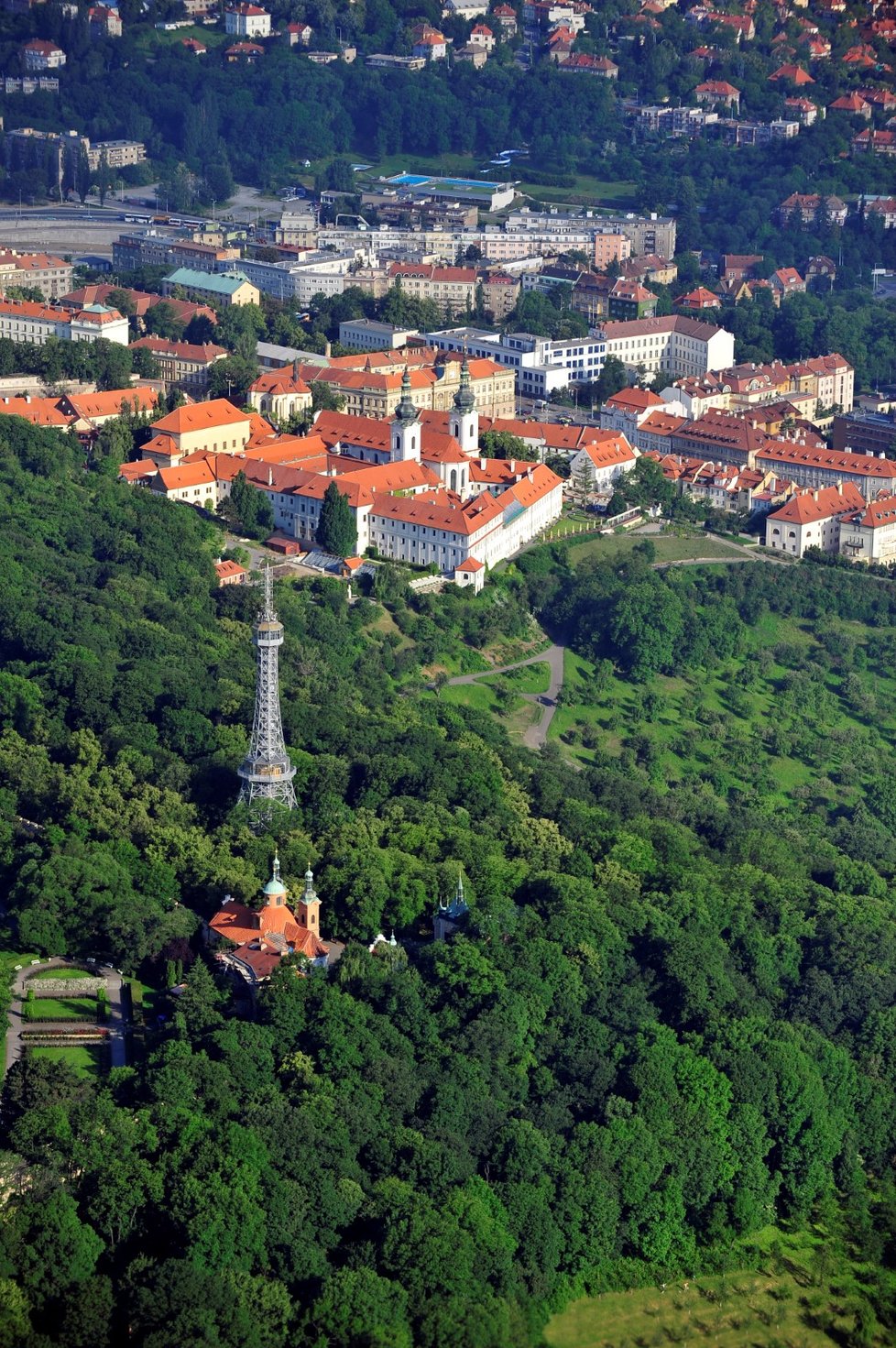 Strahovský klášter v Praze.