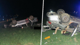 Na Strakonicku vylétl automobil ze silnice: Řidič (†47) byl na místě mrtev.