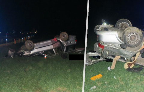 Na Strakonicku vylétl automobil ze silnice: Řidič (†47) byl na místě mrtev