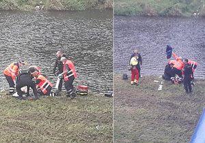 Dívka spadla z mostu z 10 metrů a utrpěla vážná zranění: Zasahovat musel vrtulník!
