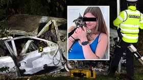 Na Strakonické v autě havarovala a uhořela teprve dvacetiletá Lucie.
