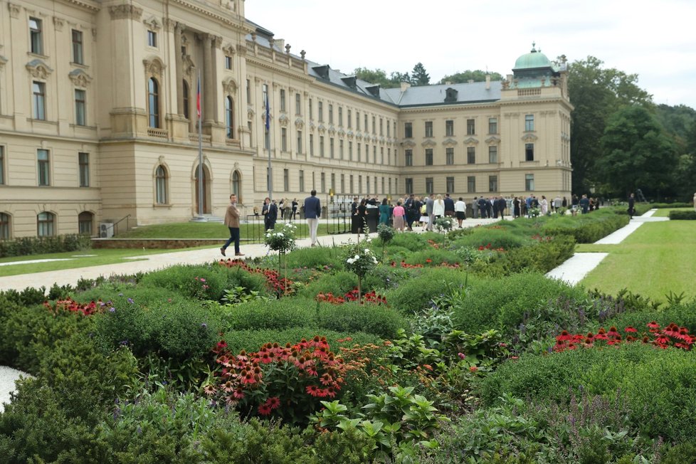 Slavnostní otevření zrekonstruované zahrady Strakovy akademie (31. 8. 2022)