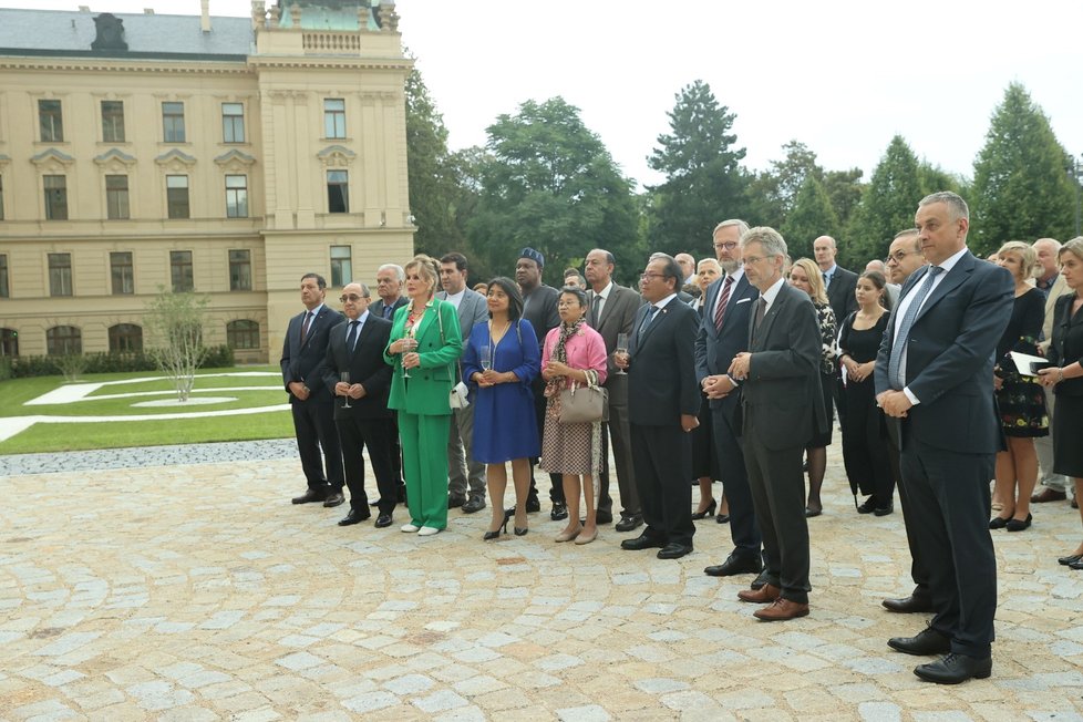 Slavnostní otevření zrekonstruované zahrady Strakovy akademie (31. 8. 2022)