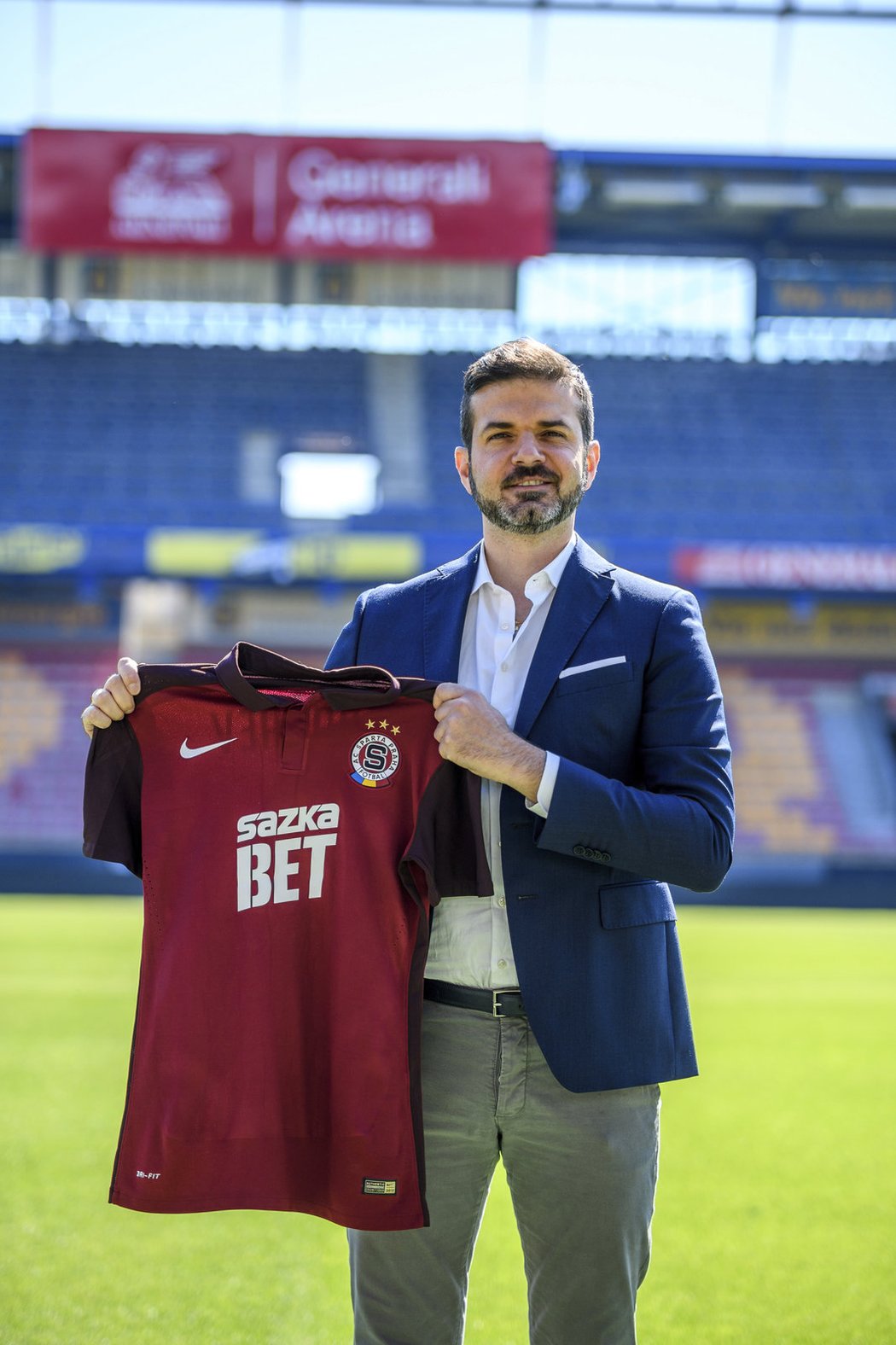 Stramaccioni má se Spartou jen ty nejvyšší cíle