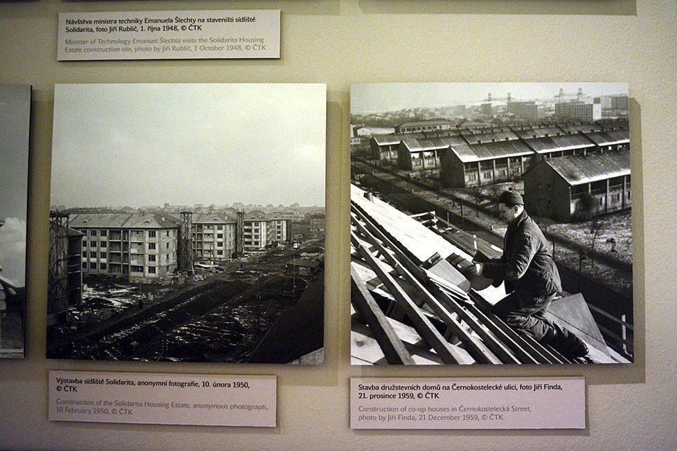 Muzeum hlavního města Prahy představují historii Strašnic. (2018)