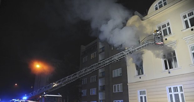 3. března 2019 v noci hořel ve Strašnicích byt, škoda je 2 miliony.