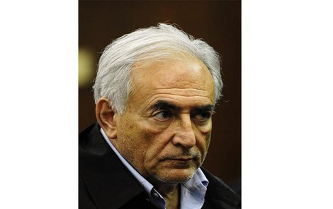 Neoholený a unavený Strauss-Kahn.