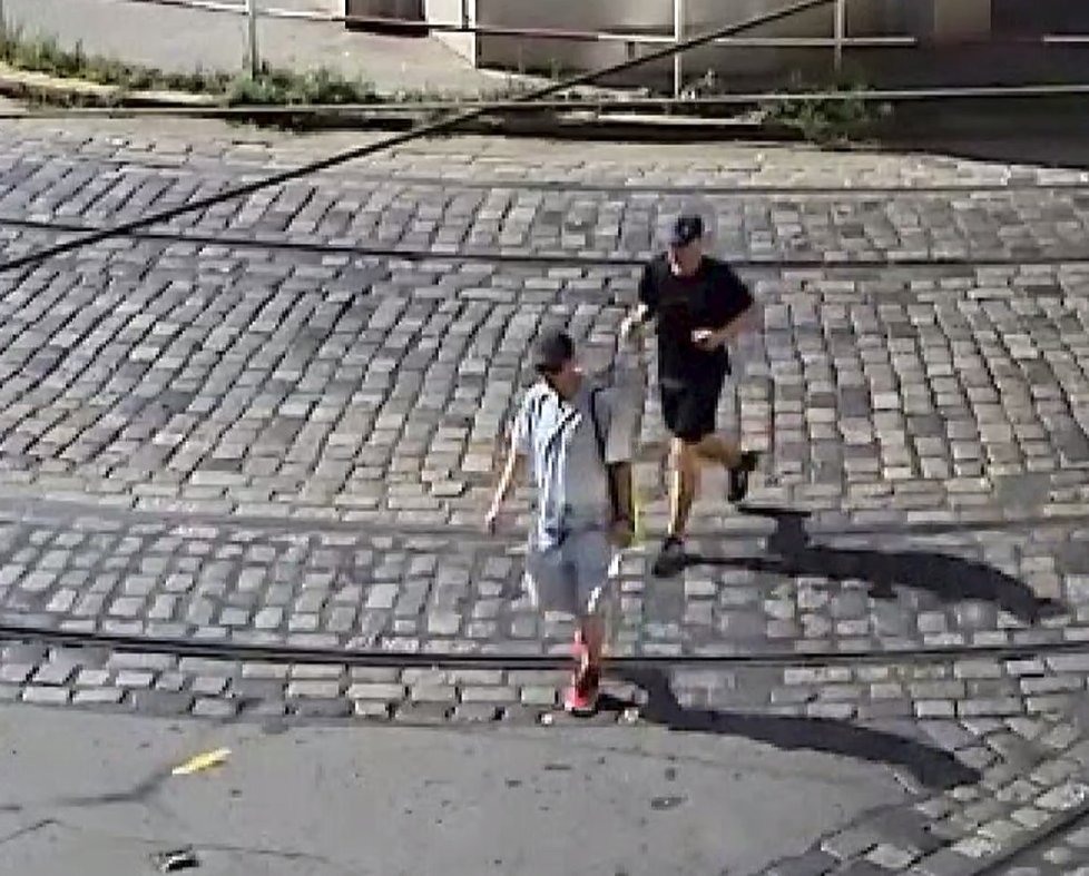 Dva muži ukradli v ulici Na Poříčí kola, patřila strážníkům.