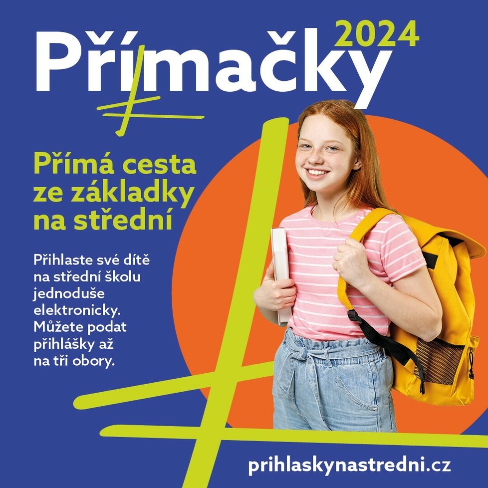Kampaň pro přijímačky na střední školy 2024