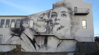Poslední street artový počin umělce Guida Van Heltena