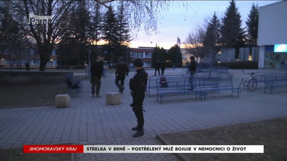 Střelbě před brněnskou školou předcházela hádka kvůli vstupu do budovy