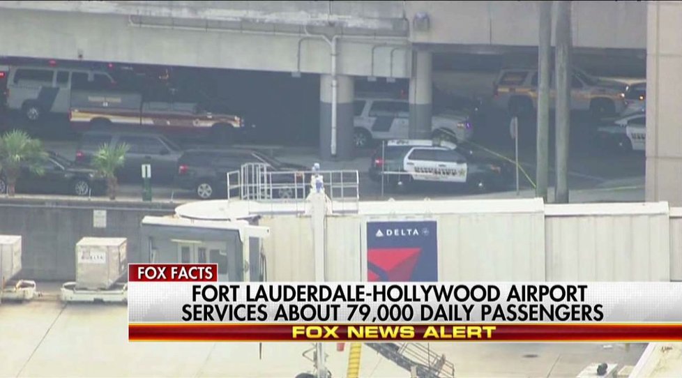 Při střelbě na floridském letiště zemřelo několik lidí.