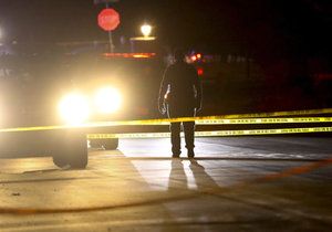 Policie na místě fatální střelby v americkém městě Grantsville