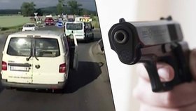 Řidič zatroubil na vůz, který do něj málem naboural: Muž za volantem začal střílet
