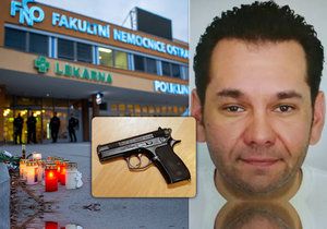 Ctirad Vitásek (†42) při střelbě do nevinných lidí v čekárně FN Ostrava použil původně nefunkční pistoli, kterou někdo upravil tak, aby se z ní dalo střílet.